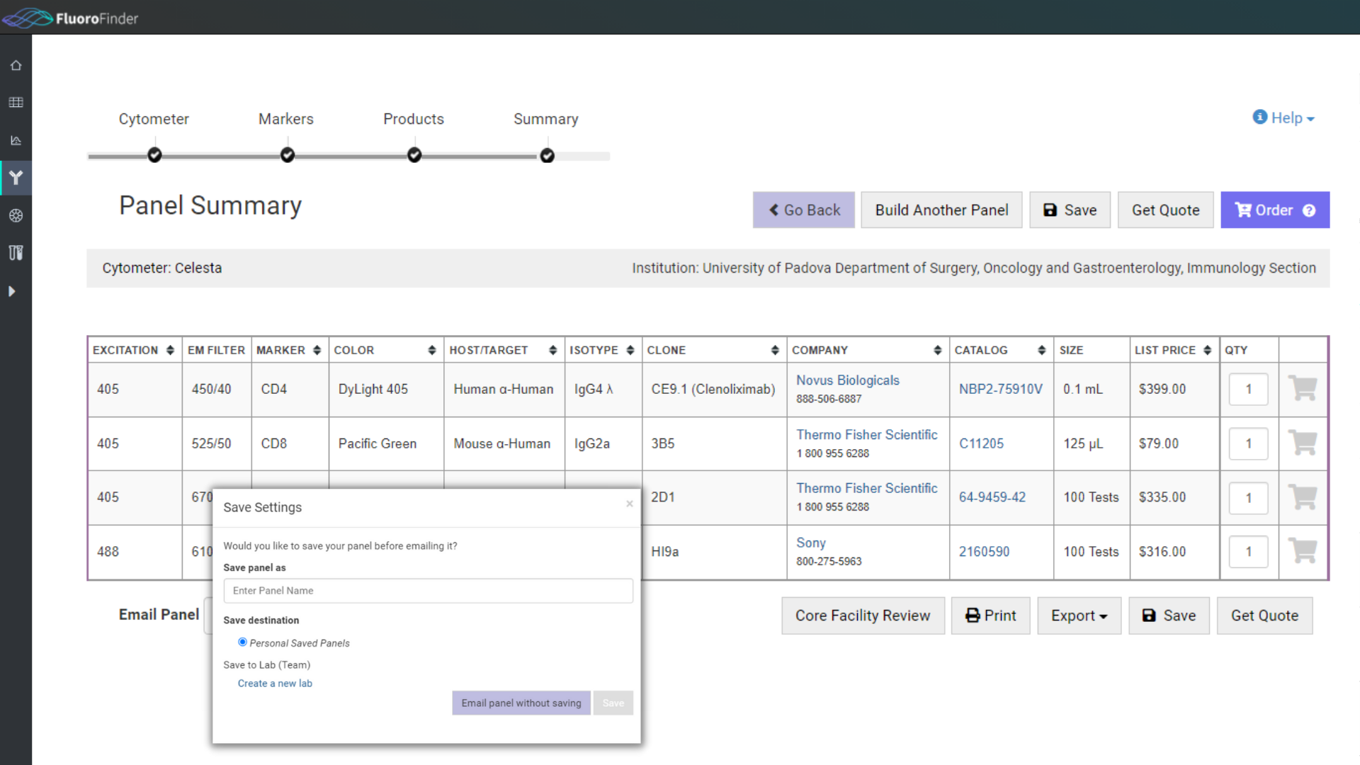 flow panel design share experiment screenshot  Share Experiment